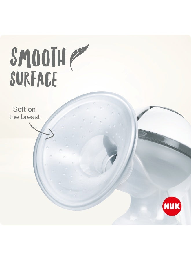 NUK Luna Electric Breast Pump for Nursing Mothers | Portable Comfort Breast Pump Electrical Machine | Comfortable & Low Noise -White - Image 4