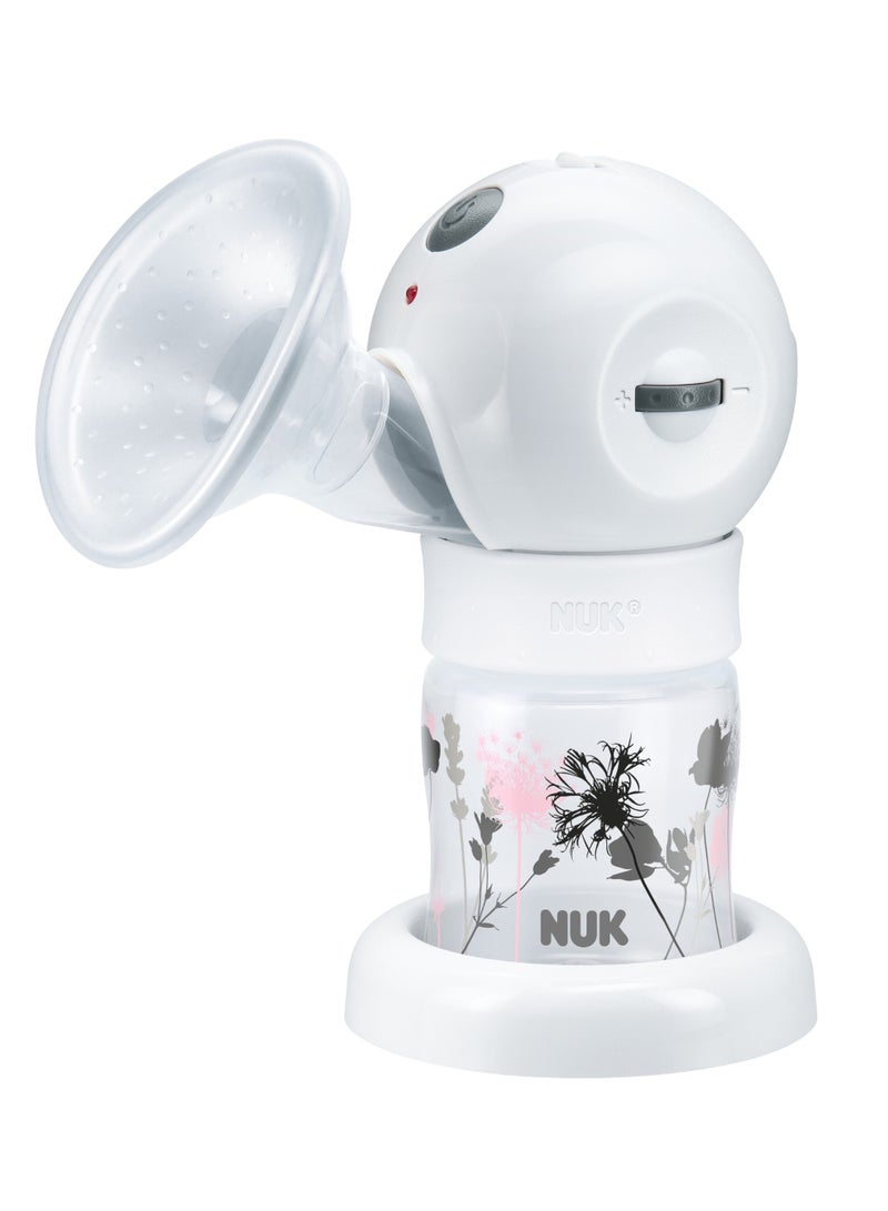 NUK Luna Electric Breast Pump for Nursing Mothers | Portable Comfort Breast Pump Electrical Machine | Comfortable & Low Noise -White - Image 1