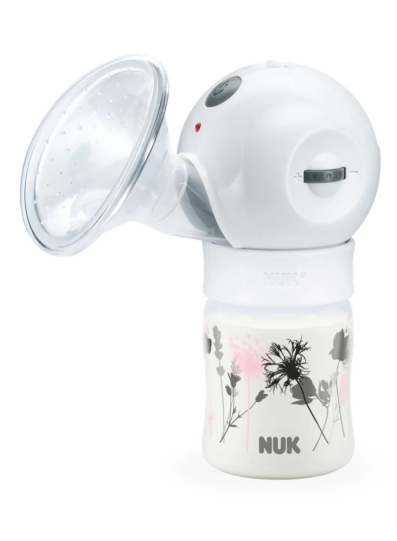 نوك NUK Luna Electric Breast Pump for Nursing Mothers | Portable Comfort Breast Pump Electrical Machine | Comfortable & Low Noise -White