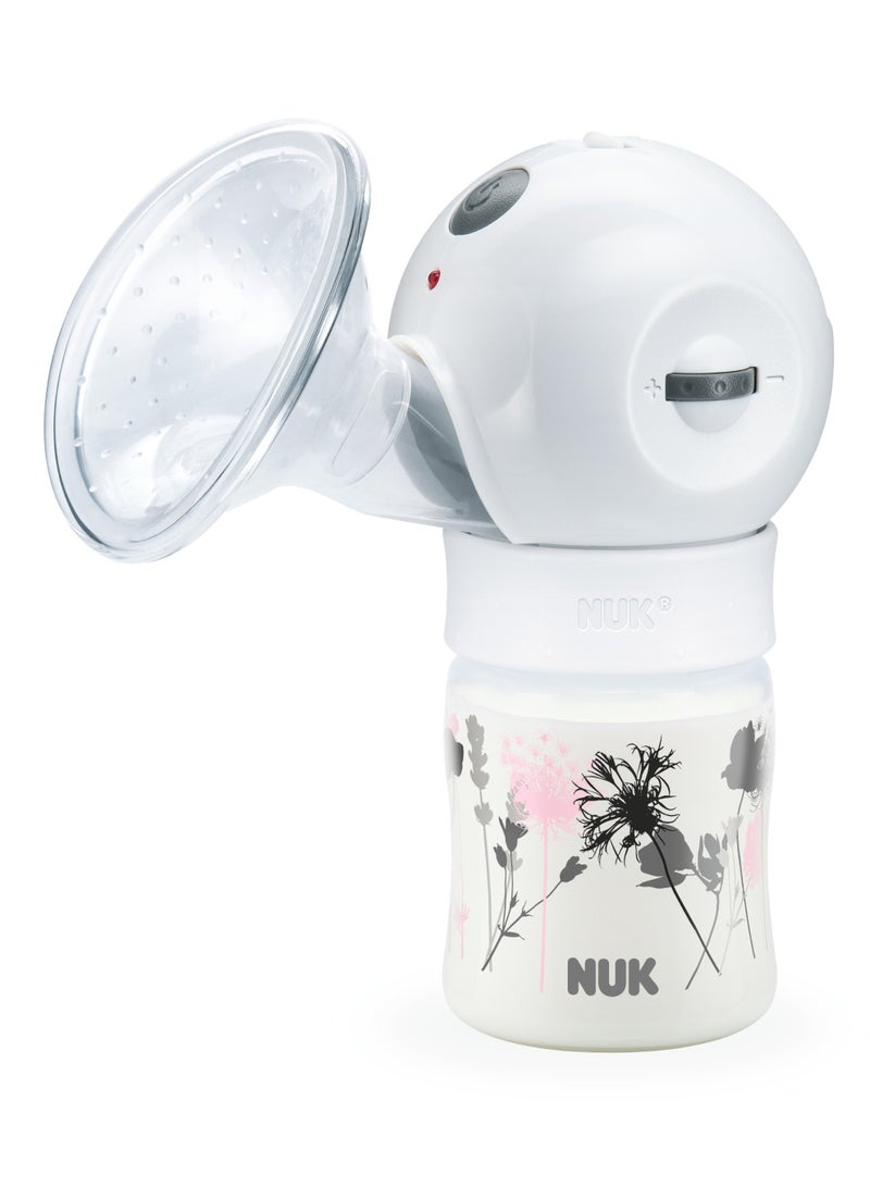 NUK Luna Electric Breast Pump for Nursing Mothers | Portable Comfort Breast Pump Electrical Machine | Comfortable & Low Noise -White - Image 2