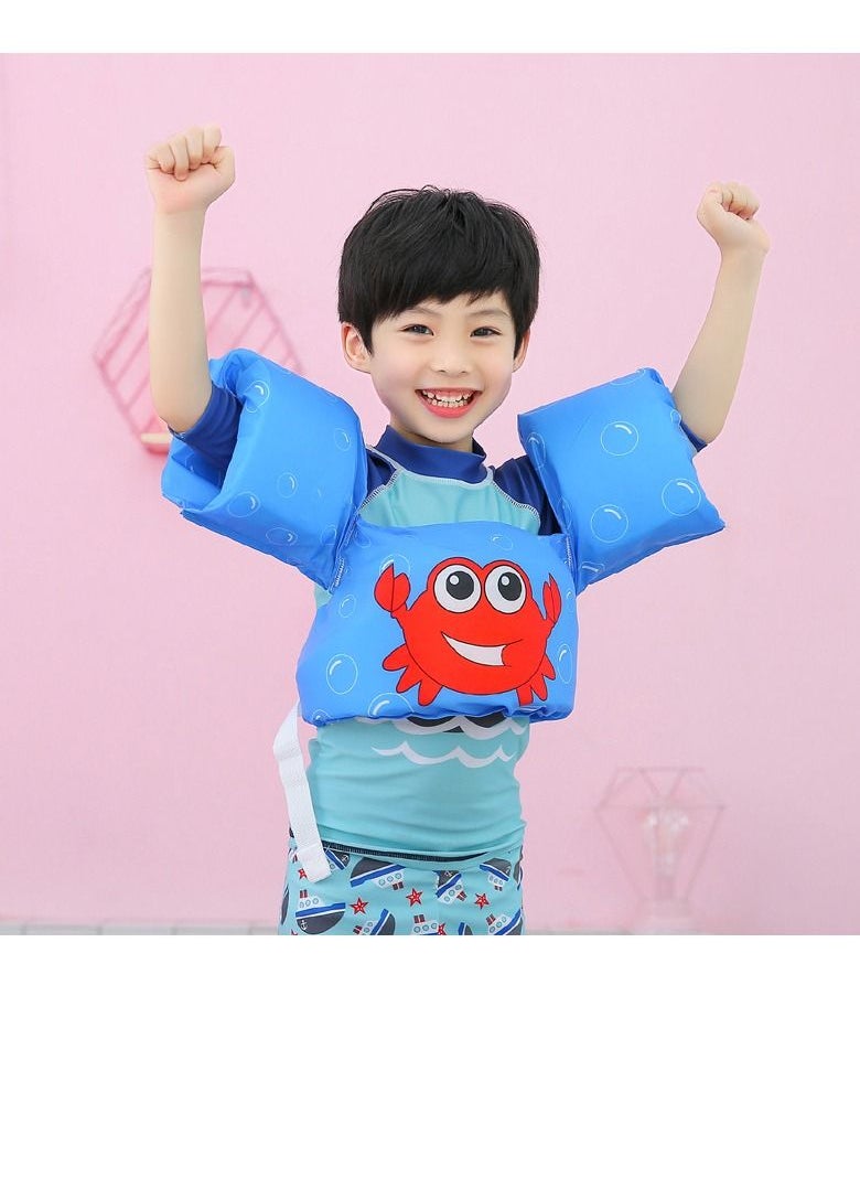 Y&D Crab Print Toddler Swimming Life Jacket  - Image 2