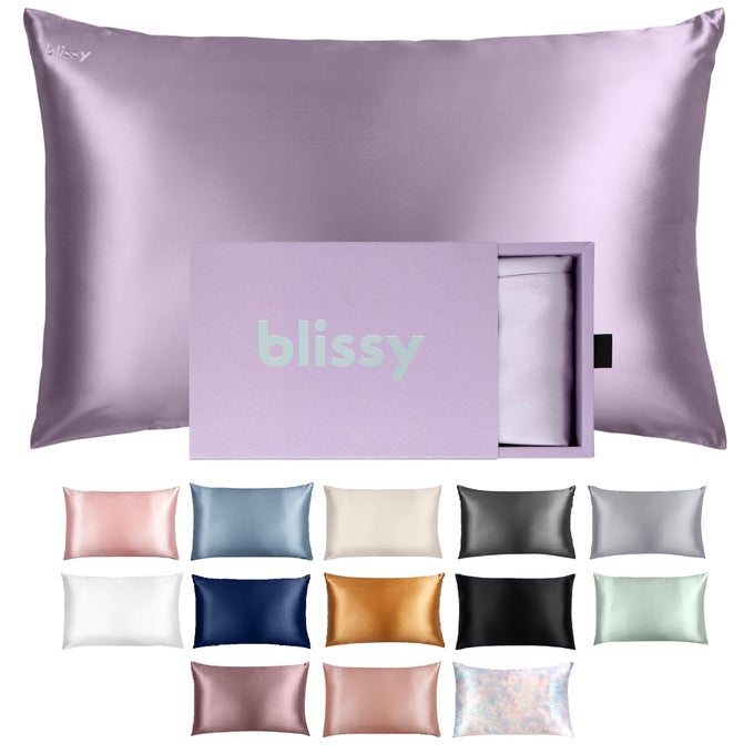 SILK PILLOWCASE 100 PURE MULBERRY SILK 22 MOMME 6A HIGHGRADE FIBERS SILK PILLOW COVER FOR HAIR SKIN REGULAR QUEEN KING LAVENDER KING