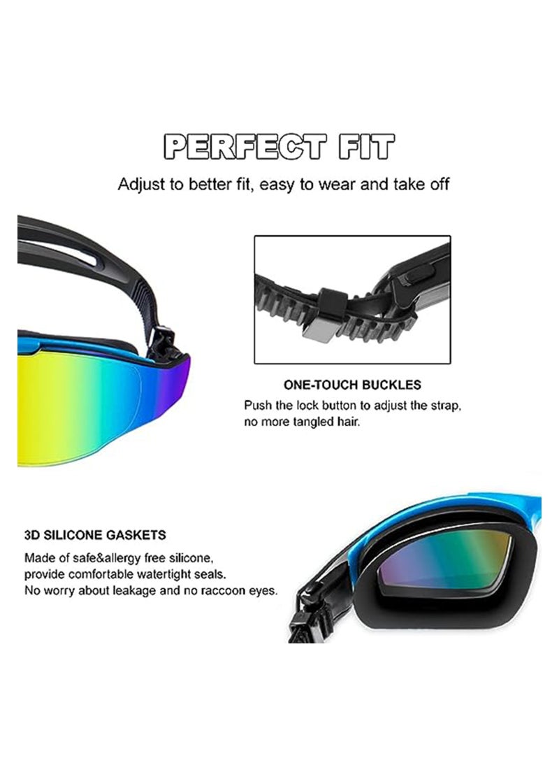 Excefore Adult Swim Goggles Polarized Swimming Goggles for Men Women No Leaking Anti-Fog Anti-UV Clear Vision Goggles swimming - Image 5