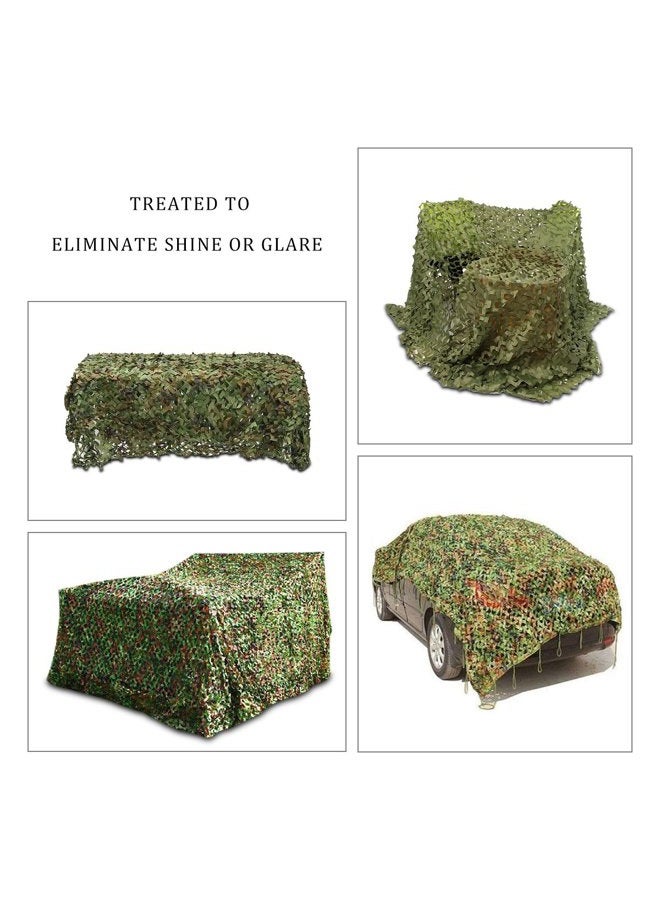 DUNCHATY StarQualityBargain Camo Netting - Woodland Military Mesh, Camouflage Mesh Netting, Perfect Camonetting for Camping Shooting Hunting, Military Themed Party Decoration 13FT dark green - Image 5