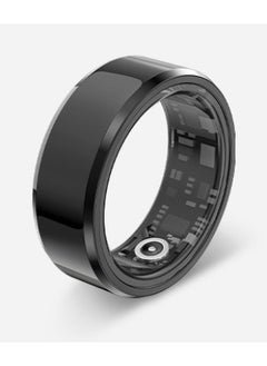 Generic Smart Ring Multi-function Ring For Men And Women Black Technology Waterproof Bluetooth Ring Sleep Mode Heart Rate Gesture Photo-Color:Bright Black No. 12 (inner Diameter 21.5mm) Wire Charging  - Image 1
