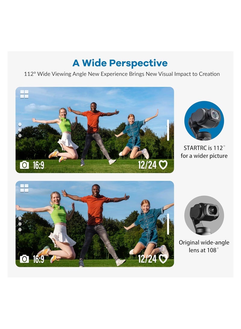 OSMO Pocket 3 Filter, Multi Coated Wide Angle Lens Fit for Dji Pocket 3 Accessories Protection Action Camera Lens, Hd Optical Correction Glass, Not Affect The Visual Effect(Magnetic Aluminum Version)  - Image 4