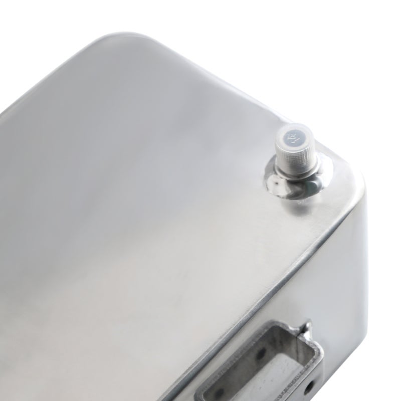 Water Coolant Overflow Expansion Tank: 2L Silver Aluminium - Extra Large Premium Durable, Pressure Balancing Peak Engine Cooling for Most Vehicles, Windscreen Washer or Intercooler Spray Use - Image 2