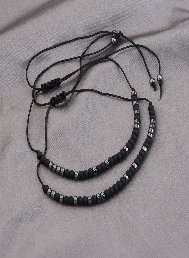 MAOFAED Morse Code Bracelet for Couple I’ll Be Waiting I’ll Be Back Long Distance Relationship Gift (waiting back code br) - Image 3