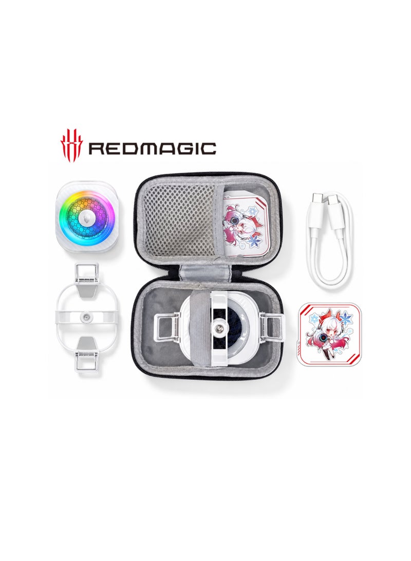 REDMAGIC Nubia REDMAGIC Original Phone Cooler Carrying Case, Portable Hard-Shell Protective Storage Bag with Internal Elastic Strap and Mesh Accessories Pocket, Dustproof Travel Organizer for REDMAGIC Gaming Mobile Cooler, Power Cable, Clip and Magnetic Cooling Accessories (Case Only) - Image 1