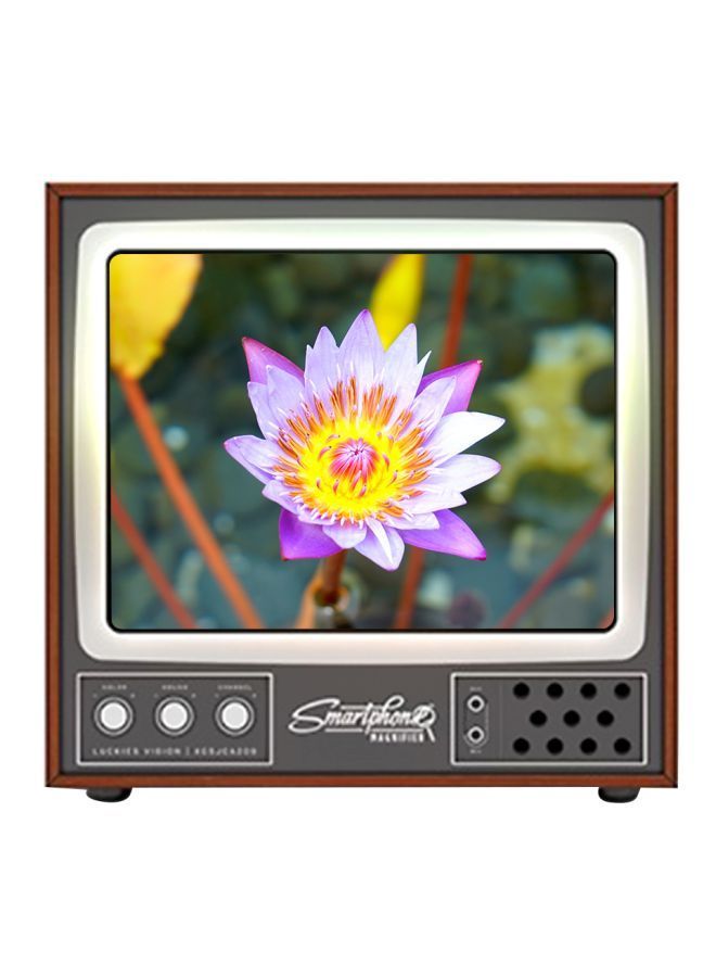 NIBEMINENT Mobile Phone Video Screen Magnifier Amplifier Black/Brown - Image 1