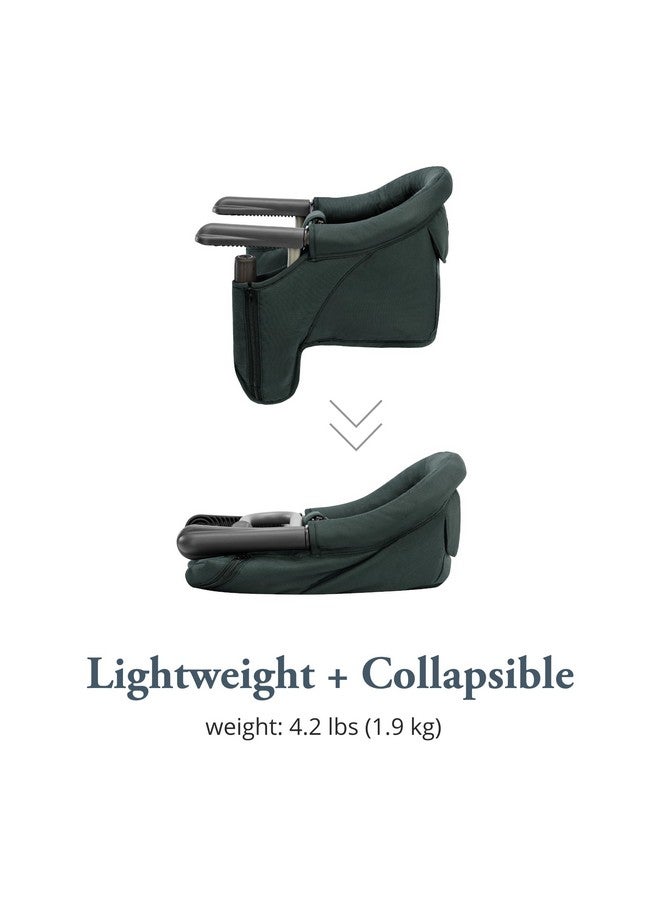 Inglesina Fast Table Chair, Dark Green - Portable Baby High Chair - for Babies & Toddlers up to 37 lbs - Collapsible - Fits Tables 0.8'' to 3.5'' Thick - Compact & Easy to Use - Travel Bag Included - Image 3
