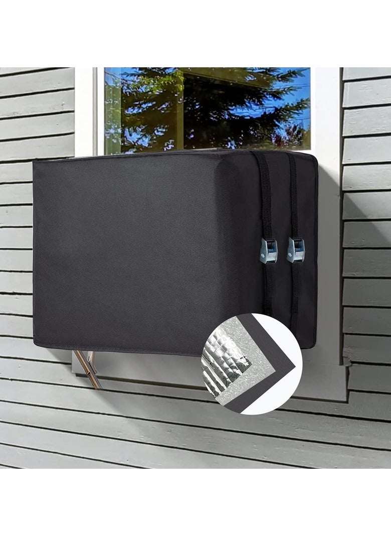 عام درع تكييف الهواء الخارجي، غطاء وحدة تكييف الهواء المقاوم للعوامل الجوية، غطاء تكييف الهواء القابل للتعديل من مادة الألومنيوم، صيانة تكييف الهواء السقف - Image 3