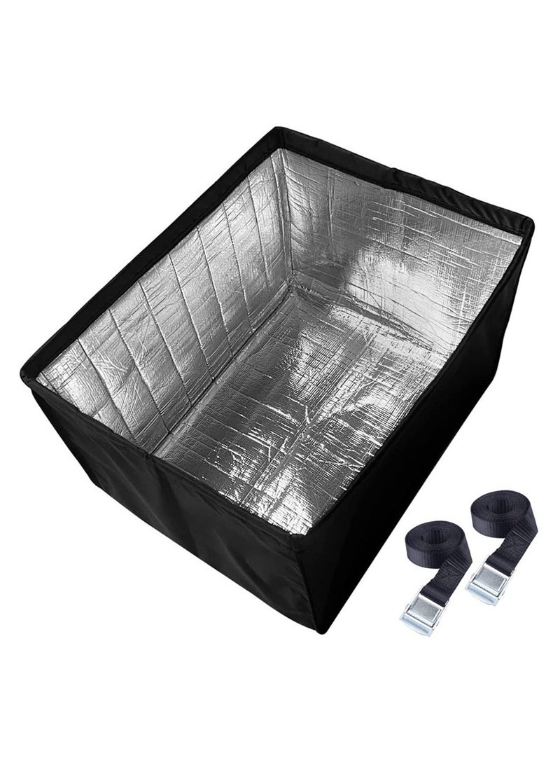 عام درع تكييف الهواء الخارجي، غطاء وحدة تكييف الهواء المقاوم للعوامل الجوية، غطاء تكييف الهواء القابل للتعديل من مادة الألومنيوم، صيانة تكييف الهواء السقف - Image 1