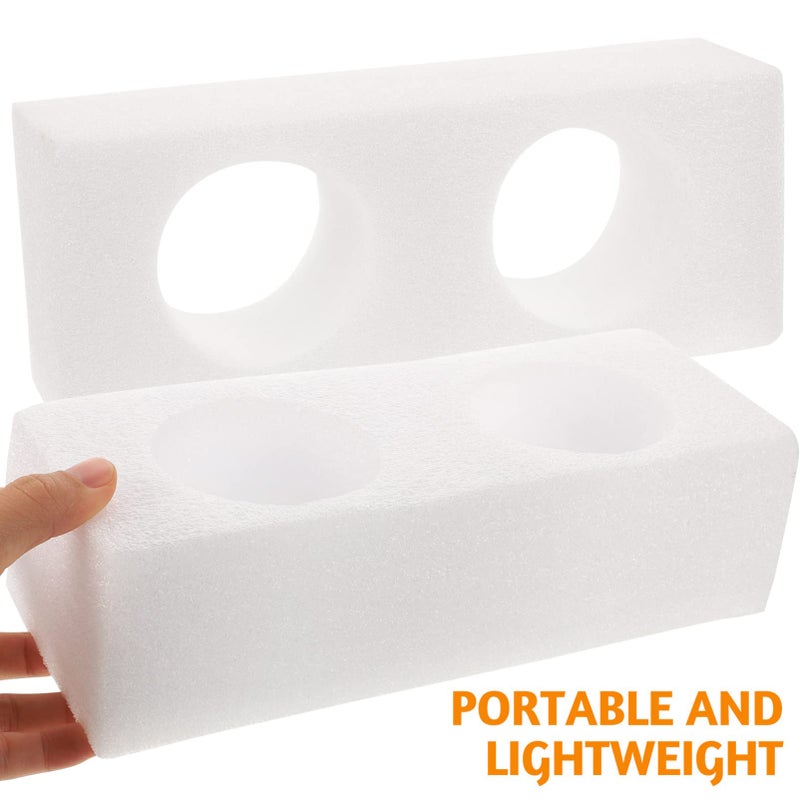 2pcs White Cotton Takeout Cup Holder Tray for Coffee Tea Soft Drinks Restaurants Cafes Picnics - Image 5
