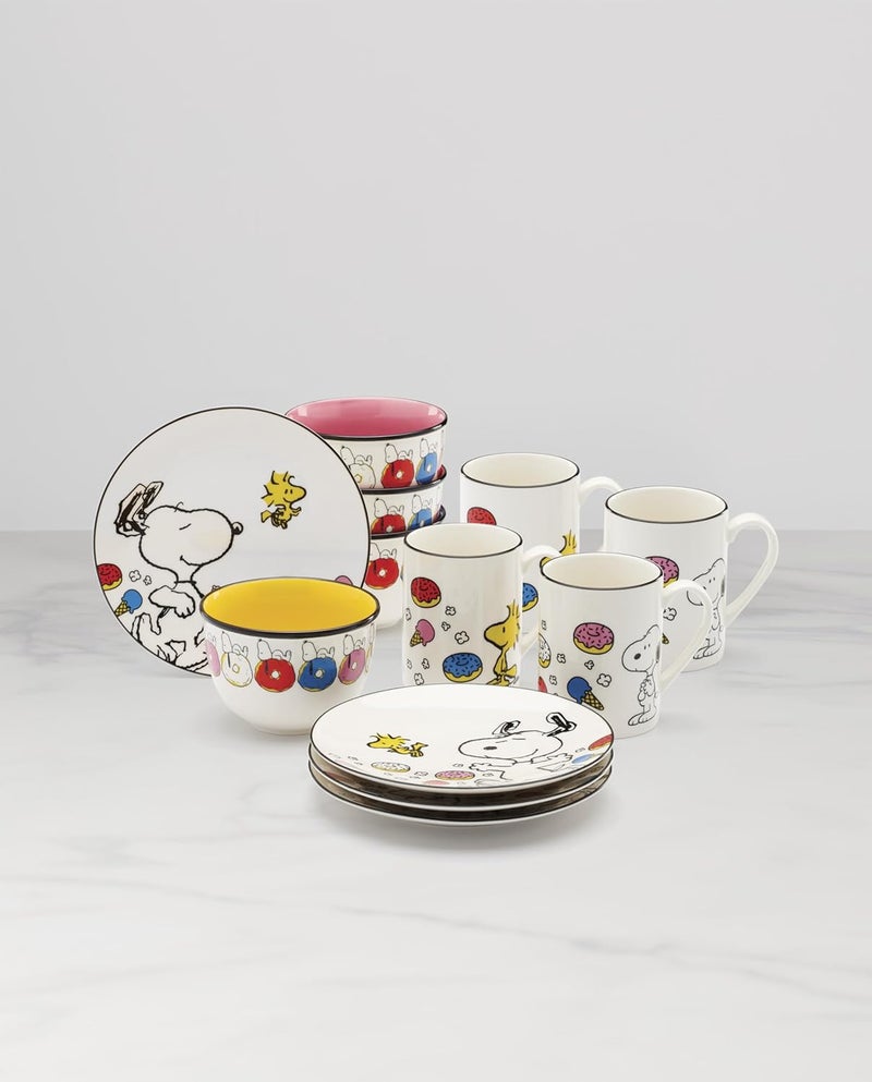 LENOX 897573 Chef Snoopy 12-Piece Dessert Set - Image 2