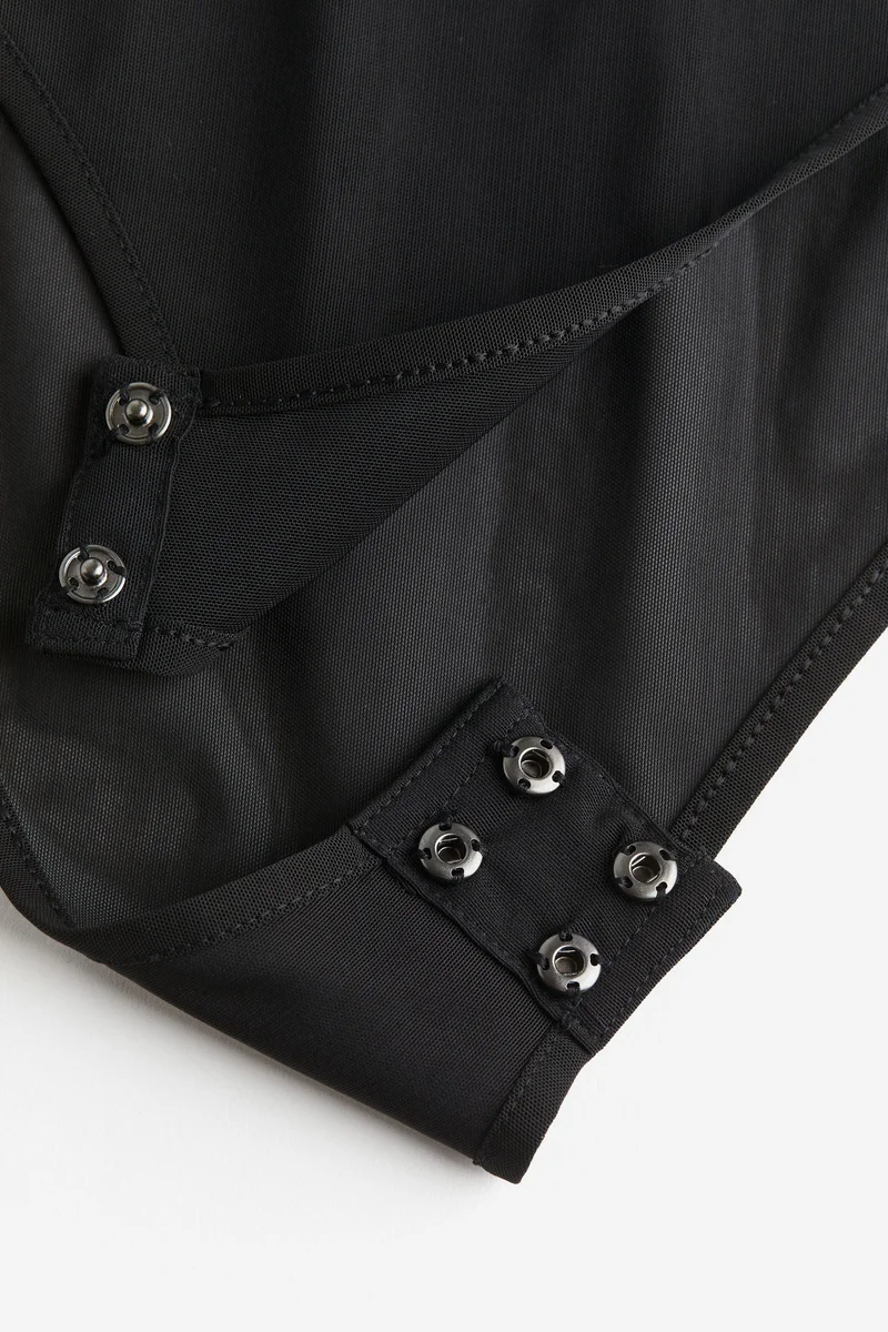 H&M Bead-detail mesh body