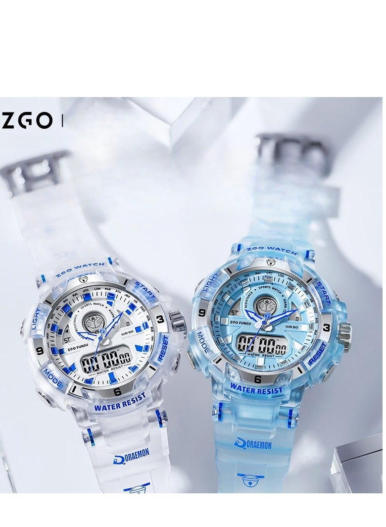 ZGO Co Branded Student Gift Waterproof Night Light Multifunctional Sports Electronic Watch - Image 2