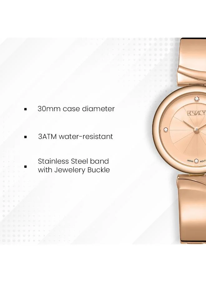 Ecstacy  Women's Stainless Steel Analog Watch E25508-RBKK - 30mm mm for Women | Best Price UAE