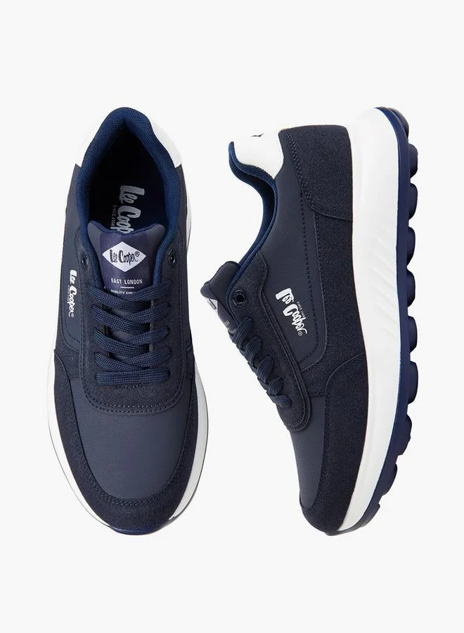 Lee Cooper NAVY Men Ortholite Lace-Up Sneakers for Men | Best Price UAE