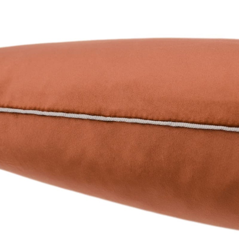 KINGROSE Solid Velvet Decorative Throw Pillowcase Luxury Soft Cushion Cover for Sofa Couch Office Bed Living Room 14 x 24 Inches Copper - Image 2