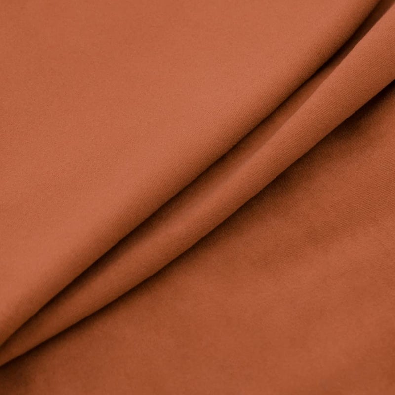KINGROSE Solid Velvet Decorative Throw Pillowcase Luxury Soft Cushion Cover for Sofa Couch Office Bed Living Room 14 x 24 Inches Copper - Image 4