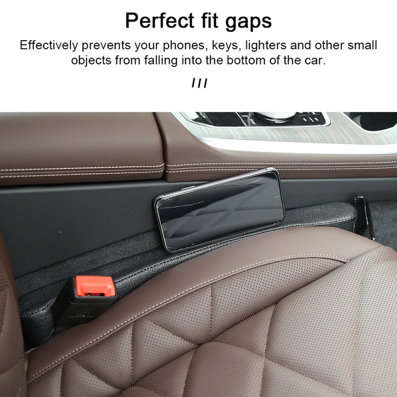 2PCS Car Seat Gaps Filler Leakproof Plugging Strips for Interior Storage Organizer Dropping Things - Image 5