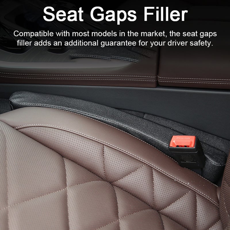 2PCS Car Seat Gaps Filler Leakproof Plugging Strips for Interior Storage Organizer Dropping Things - Image 3