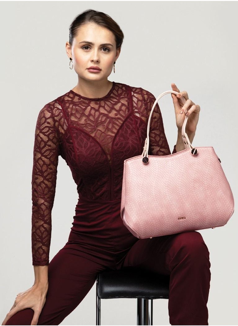 AMICA - Amada Blush Pink Handbag - Image 1