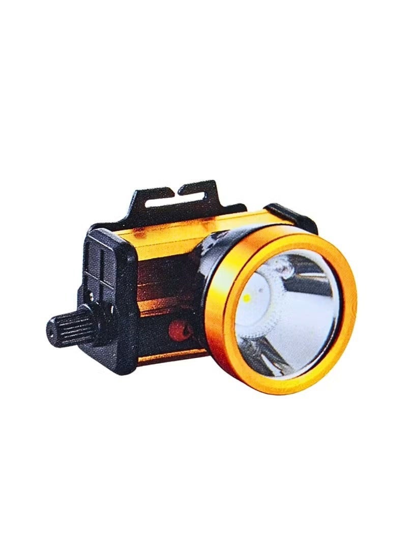 ال سي كشاف رأس LED قابل لإعادة الشحن بحركة أمامية قابلة للتعديل - Image 2