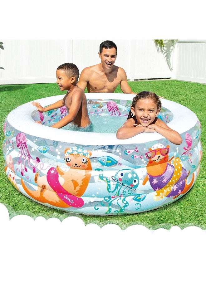 INTEX Intex - Inflatable Aquarium Swimming Pool 152x56 cm - 58480NP  - Image 3