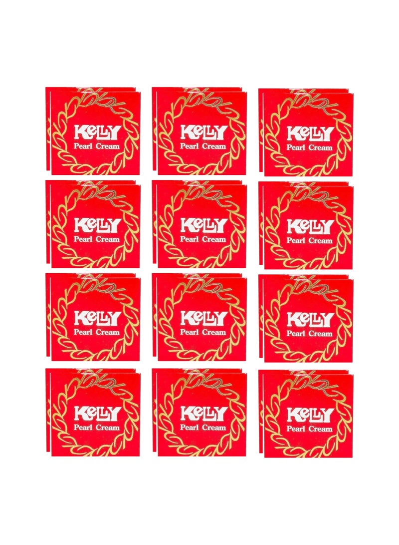 كيلي 12قطع من كريم لؤلؤي للتفتيح البشرة 5جرام