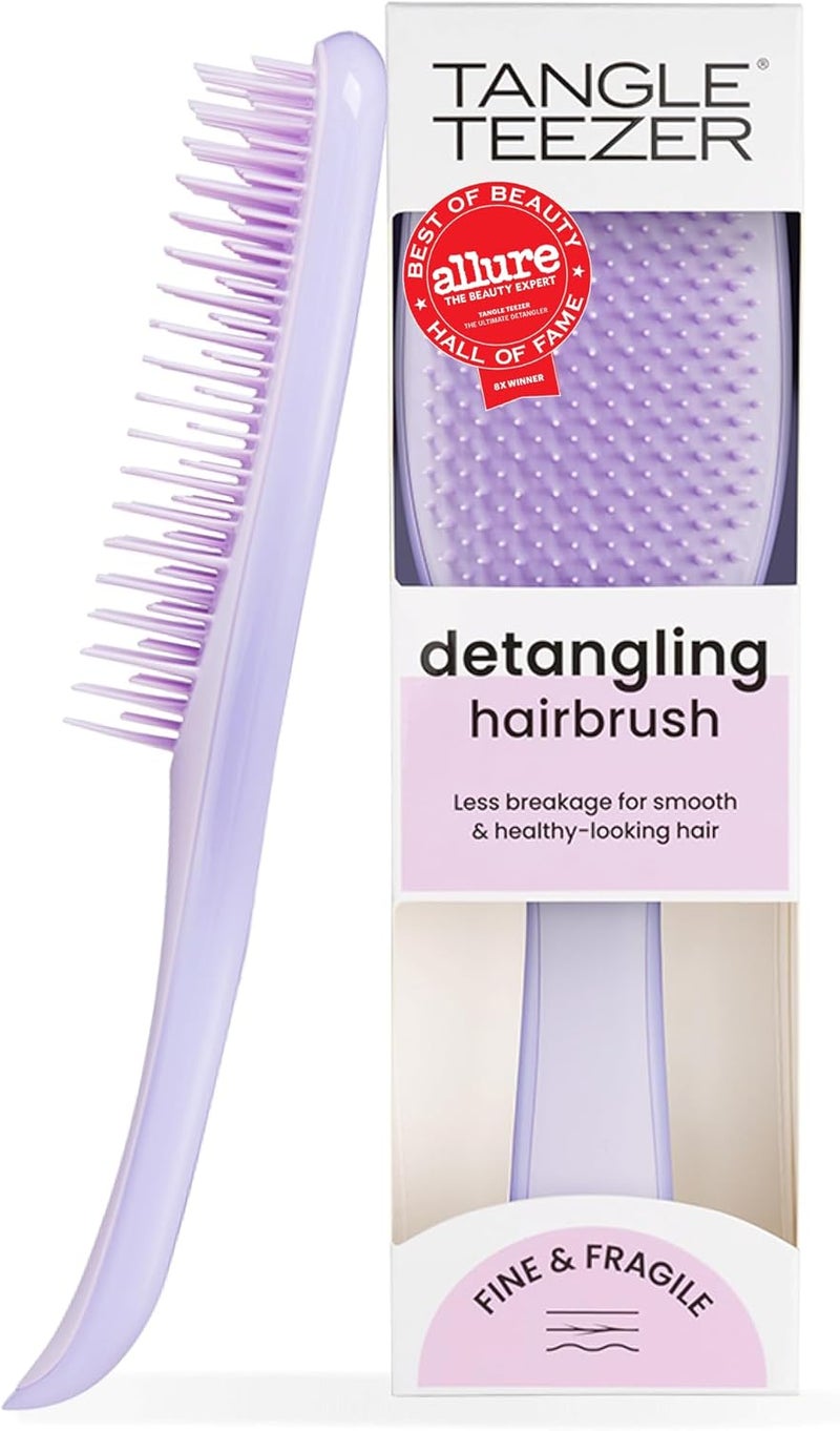 TANGLE TEEZER Fine Ultimate Detangler Brush, Dry & Wet Hair Brush to Detangle & Reduce Breakage for Fine Hair Types, Hypnotic Heather - Image 1