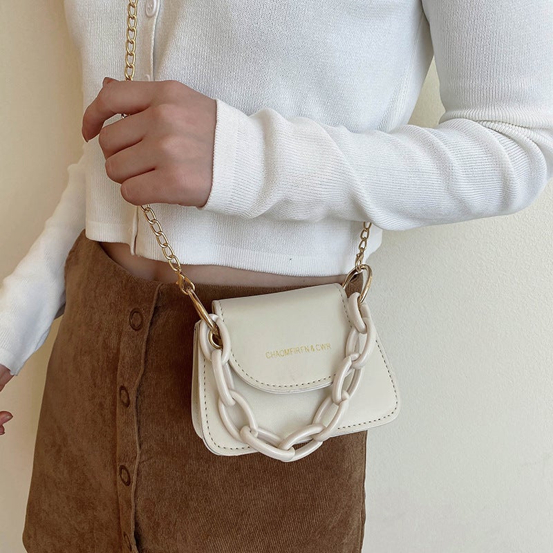 Korean Mini Jelly Bag Woman Acrylic Chain Crossbody Bag Fashionable Handbag - Image 4
