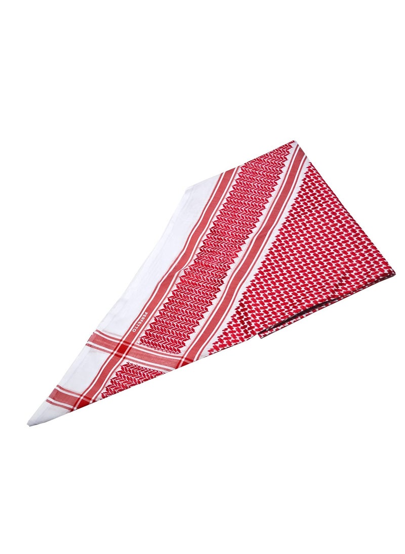 GALADUNE Classic Casual  Men's Red shemagh, Premium Cotton Blend Material A36  - Image 3