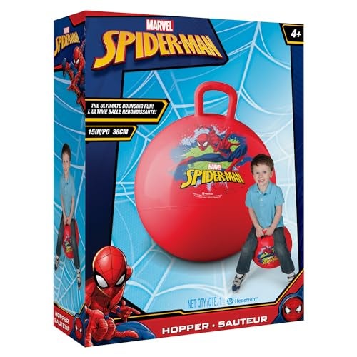 Hedstrom Marvel Spiderman 15 Inch Hopper Ball, Jumping Ball for Kids 55-97064 - Image 3