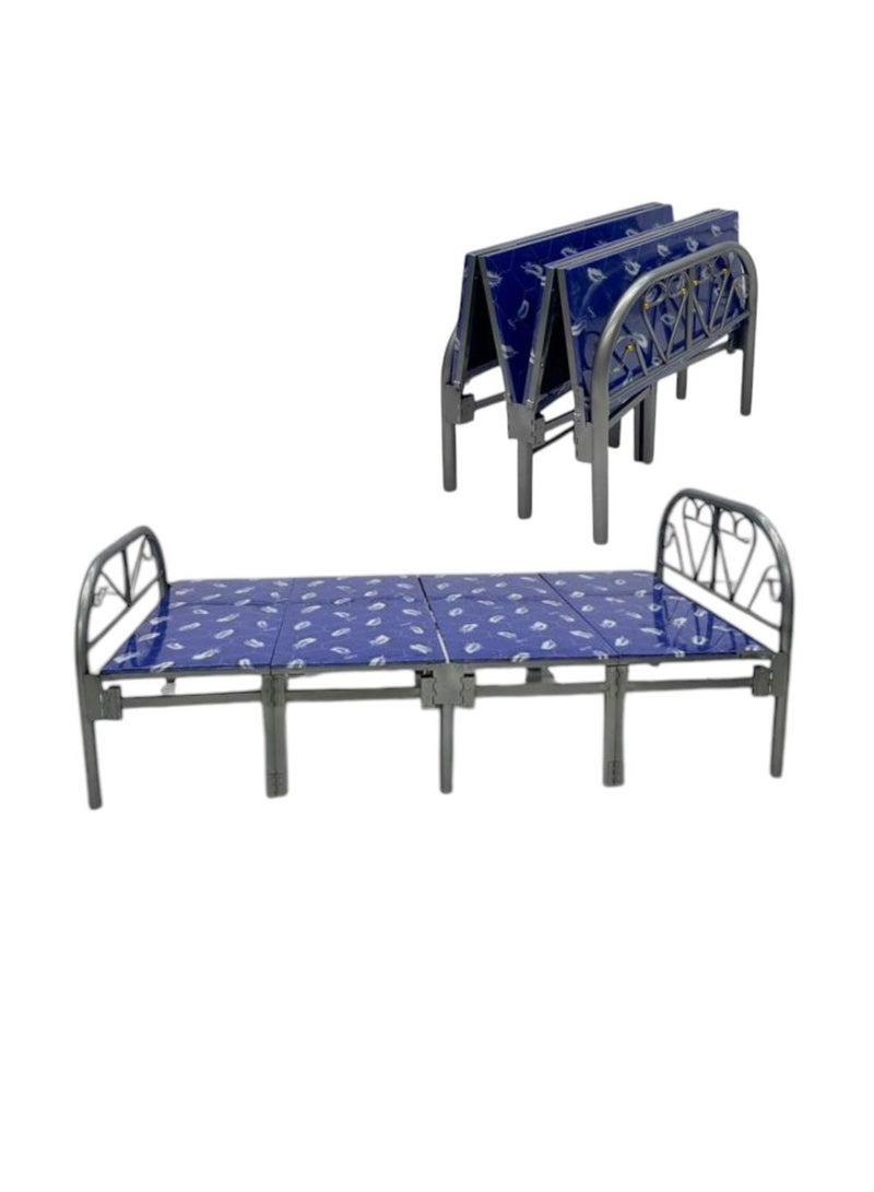 ميرال سرير حديد قابل للطي بمقاس 90×190 سم – تصميم عملي ومتين - Image 1