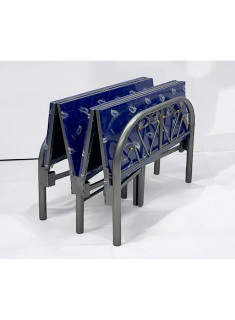 ميرال سرير حديد قابل للطي بمقاس 90×190 سم – تصميم عملي ومتين - Image 4