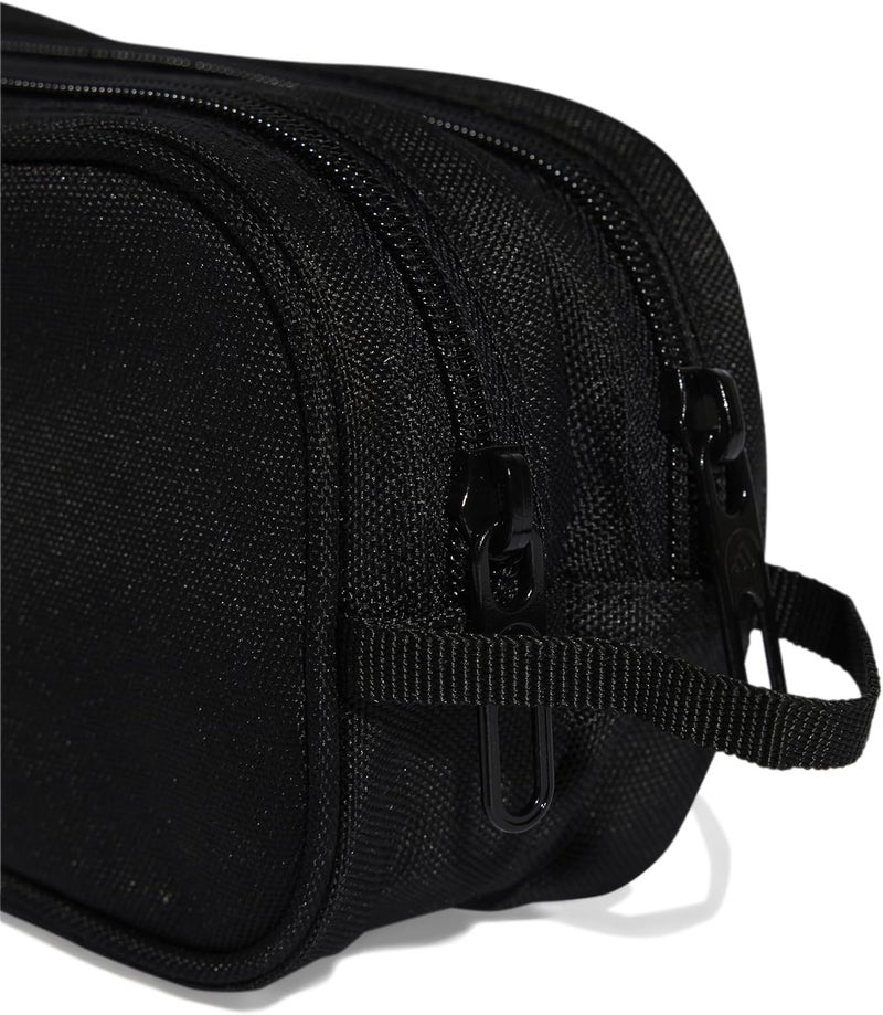Adidas Two Zipper Pencil Case Other Bag For Unisex Adults Black/White One Size - Image 4