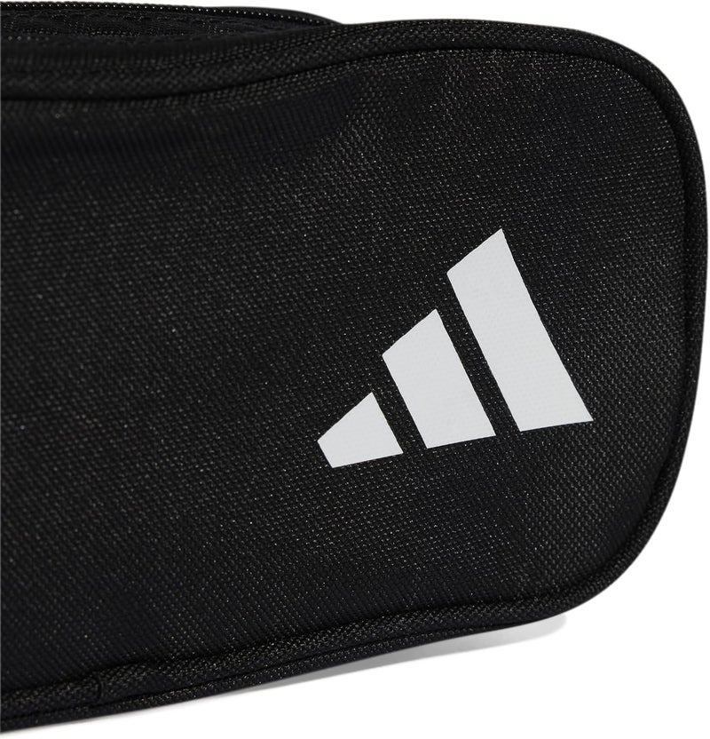 Adidas Two Zipper Pencil Case Other Bag For Unisex Adults Black/White One Size - Image 5