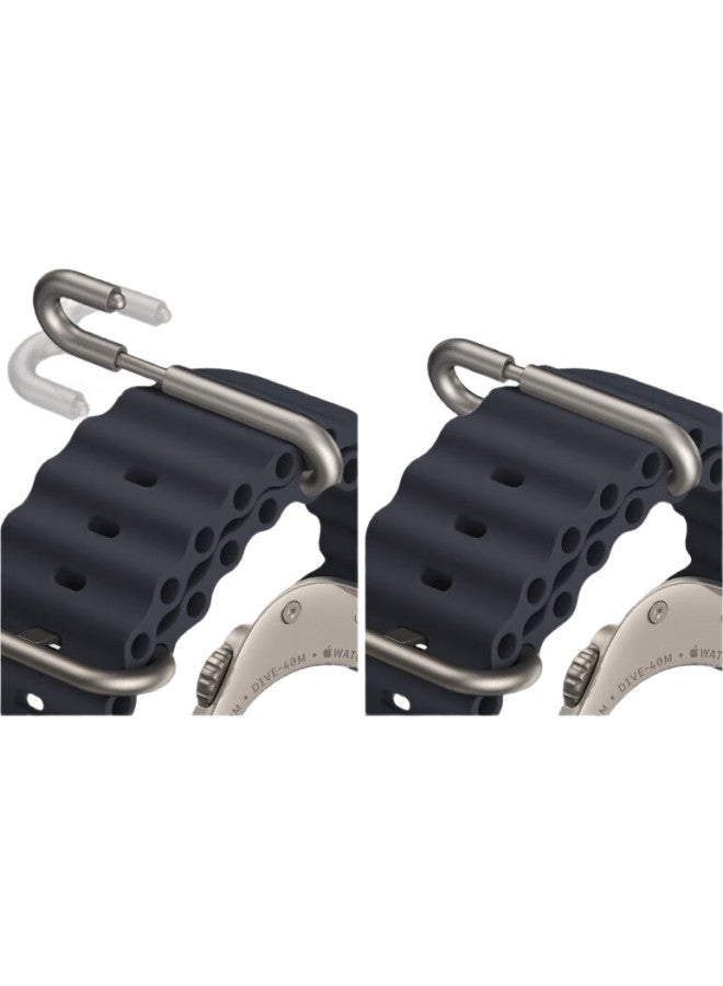 BHO Suitable For Apple Watch Straps, Apple Watch S10/S9/Ultra2 Ocean Band, Iwatch S8/7/6/5/4/Se Silicone Watch Band - Image 3