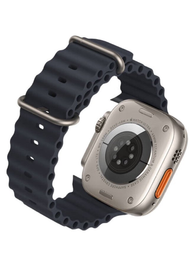 BHO Suitable For Apple Watch Straps, Apple Watch S10/S9/Ultra2 Ocean Band, Iwatch S8/7/6/5/4/Se Silicone Watch Band - Image 1