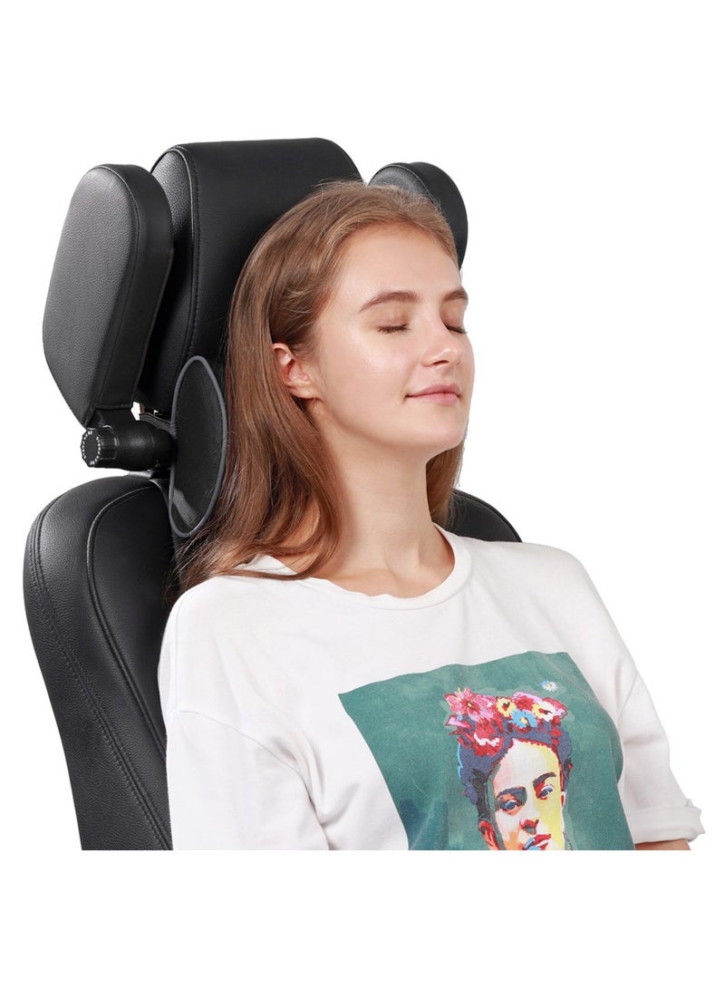 Hihonor Car Seat Headrest Pillow,Hard PVC Sleeping Neck Pillow,Auto Adjustable Angle Shockproof Car Sleeping Cushion and Neck Pillow,for Kids Adults - Image 2