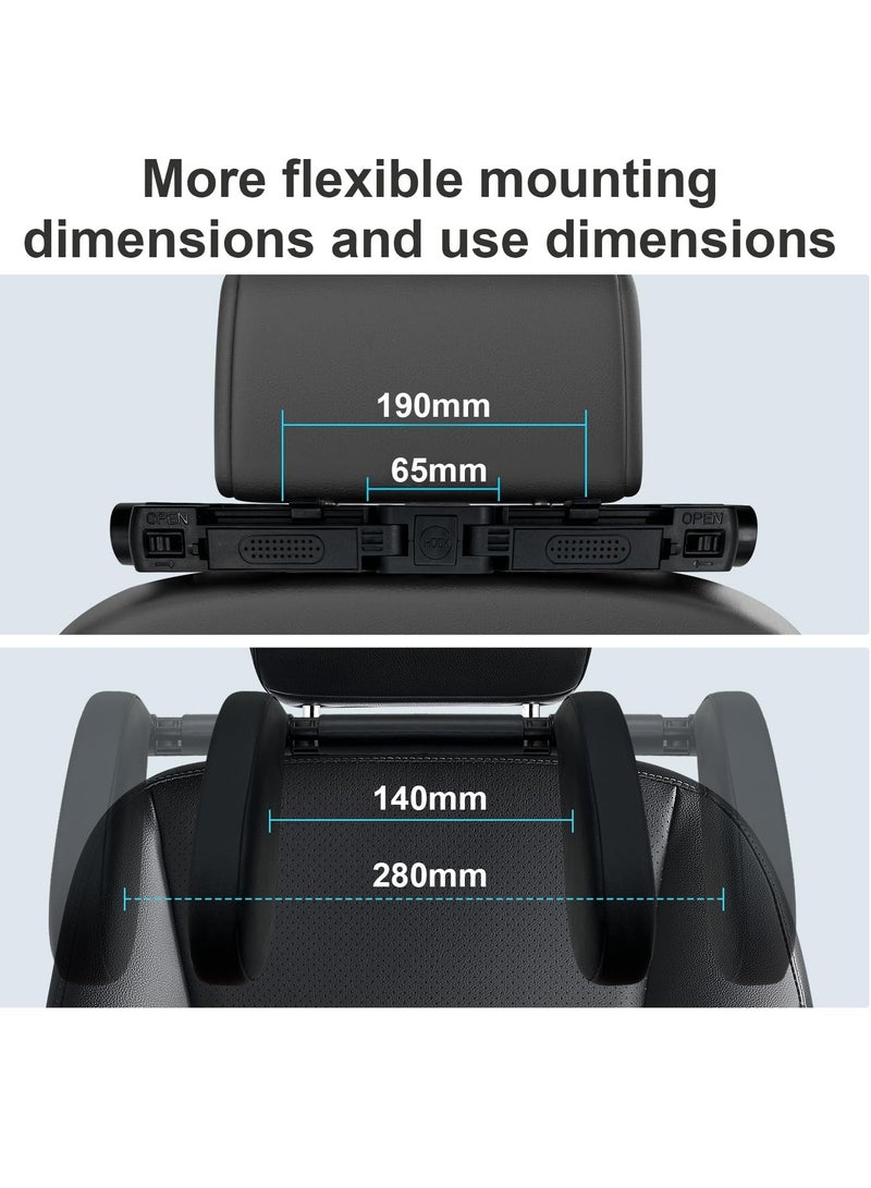 Hihonor Car Seat Headrest Pillow,Hard PVC Sleeping Neck Pillow,Auto Adjustable Angle Shockproof Car Sleeping Cushion and Neck Pillow,for Kids Adults - Image 4