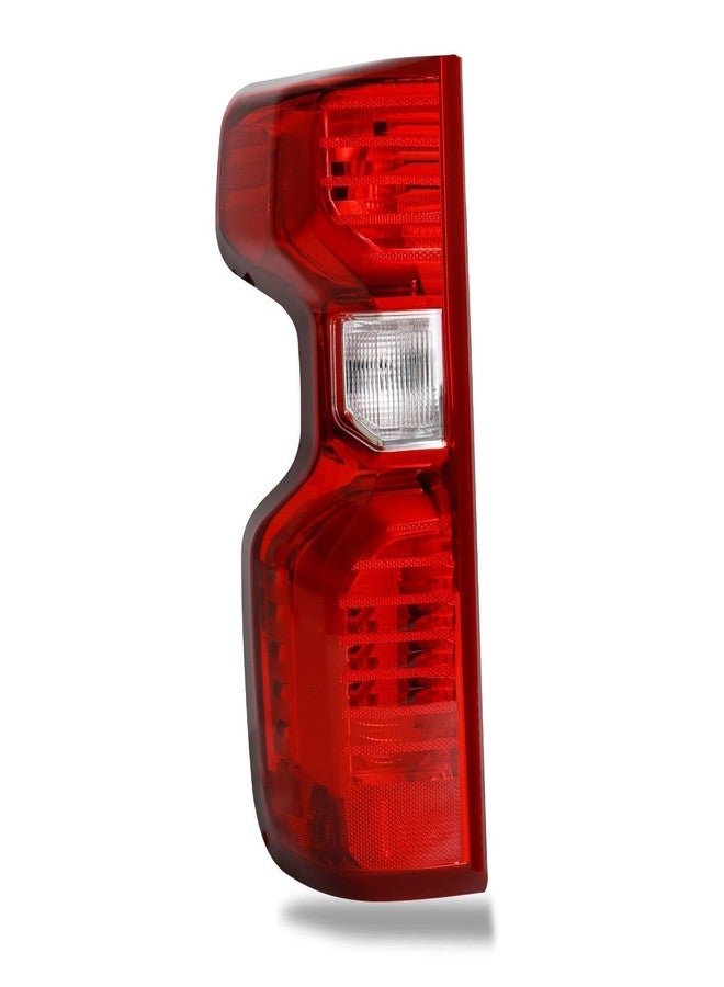 Lathsy Halogen Tail Light Compatible With 2019-2024 Chevy Silverado 1500 2500HD 3500HD Left Driver Side Replace Part Number 84554656 (Halogen Type) - Image 1