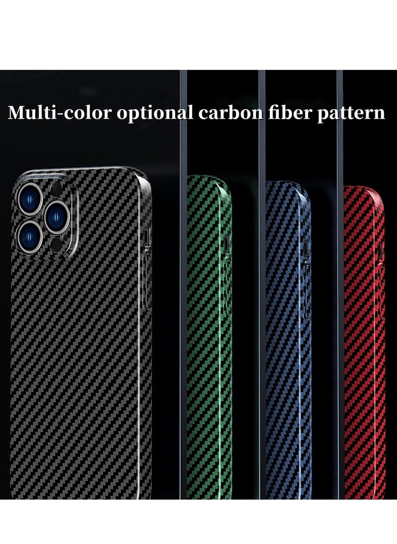 Raxoom Personality Handsome Light Thin Carbon Fiber Pattern PC Phone case Compatible with iPhone 15 Pro Unique Comfortable Cool Shockproof Back Cover - Image 5