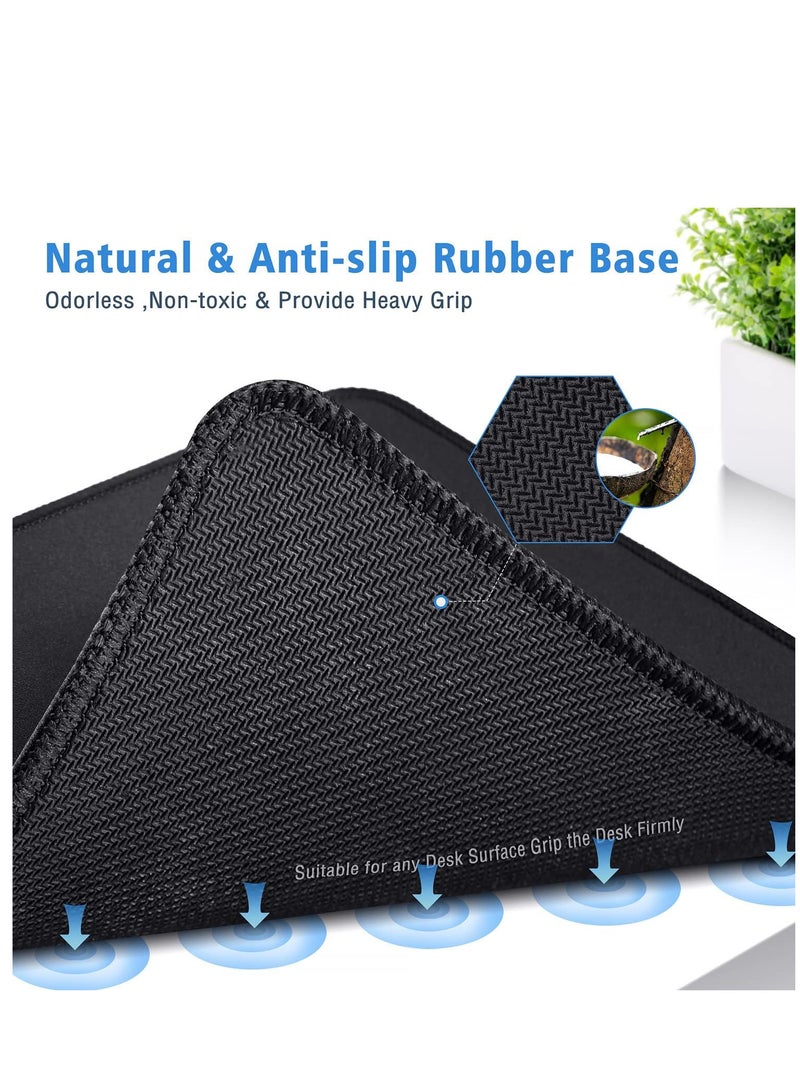 3 Packs Mouse Pad with Stitched Edge, Ultra-Smooth Surface Mouse Pads with Anti-Slip Rubber Base, Washable, Waterproof & Soft Mouse Pads for Computers, Laptop, PC, Office & Home  - Image 2