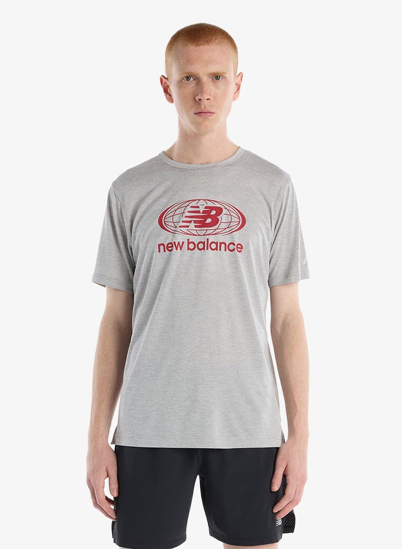 New Balance Utility Globe T-Shirt - Image 1