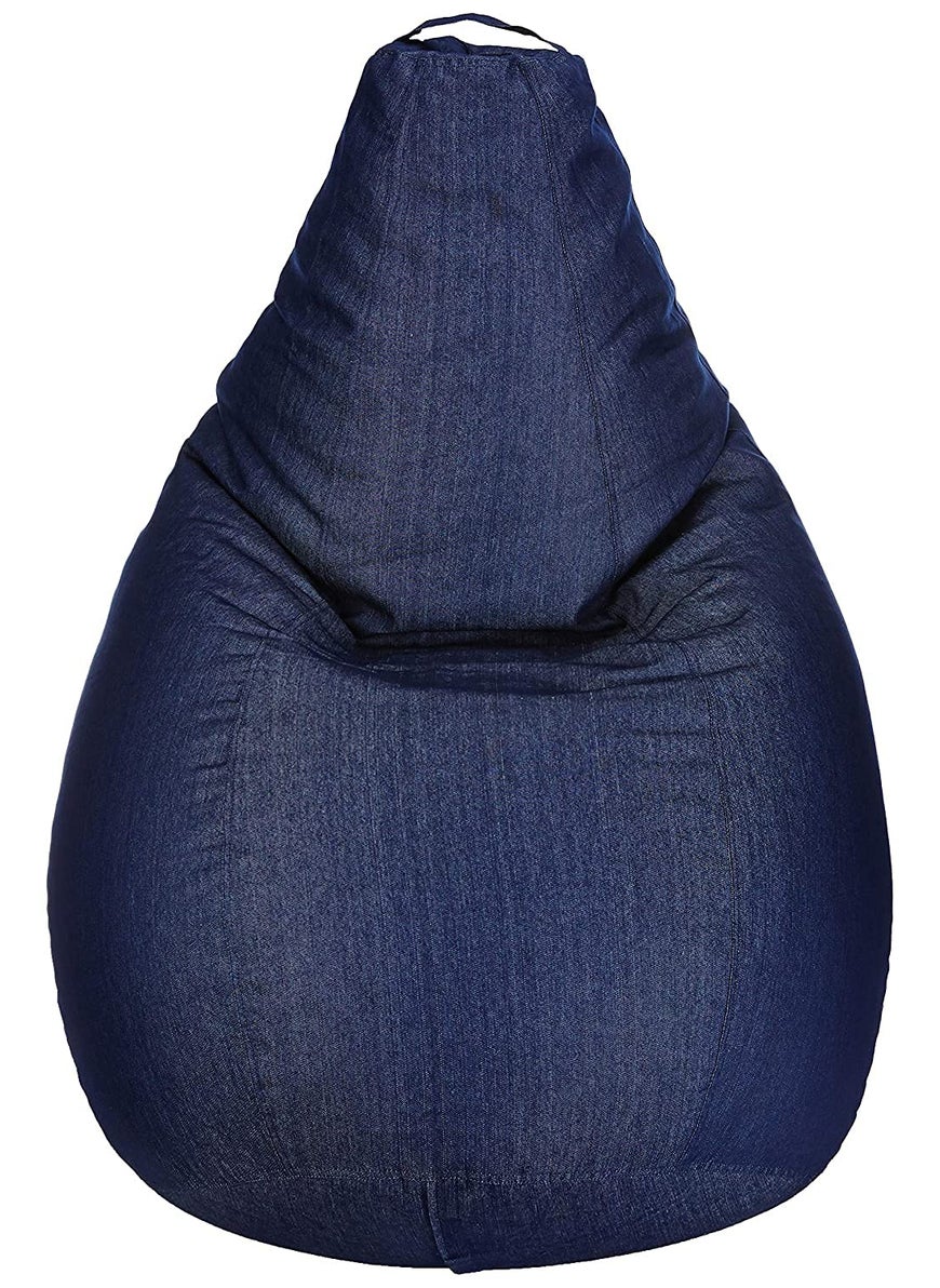 caddyFull caddyFull XXXL Bean Bags with Beans Dark Blue Denim  - Image 2