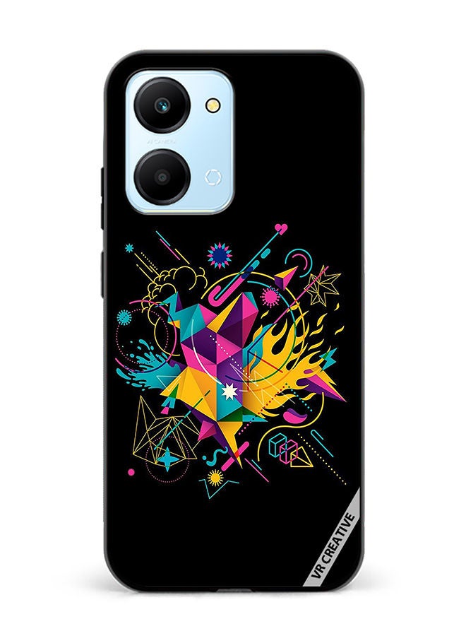VR CREATIVE Protective Case Cover For Honor Play7T Art Design Multicolour - Image 1