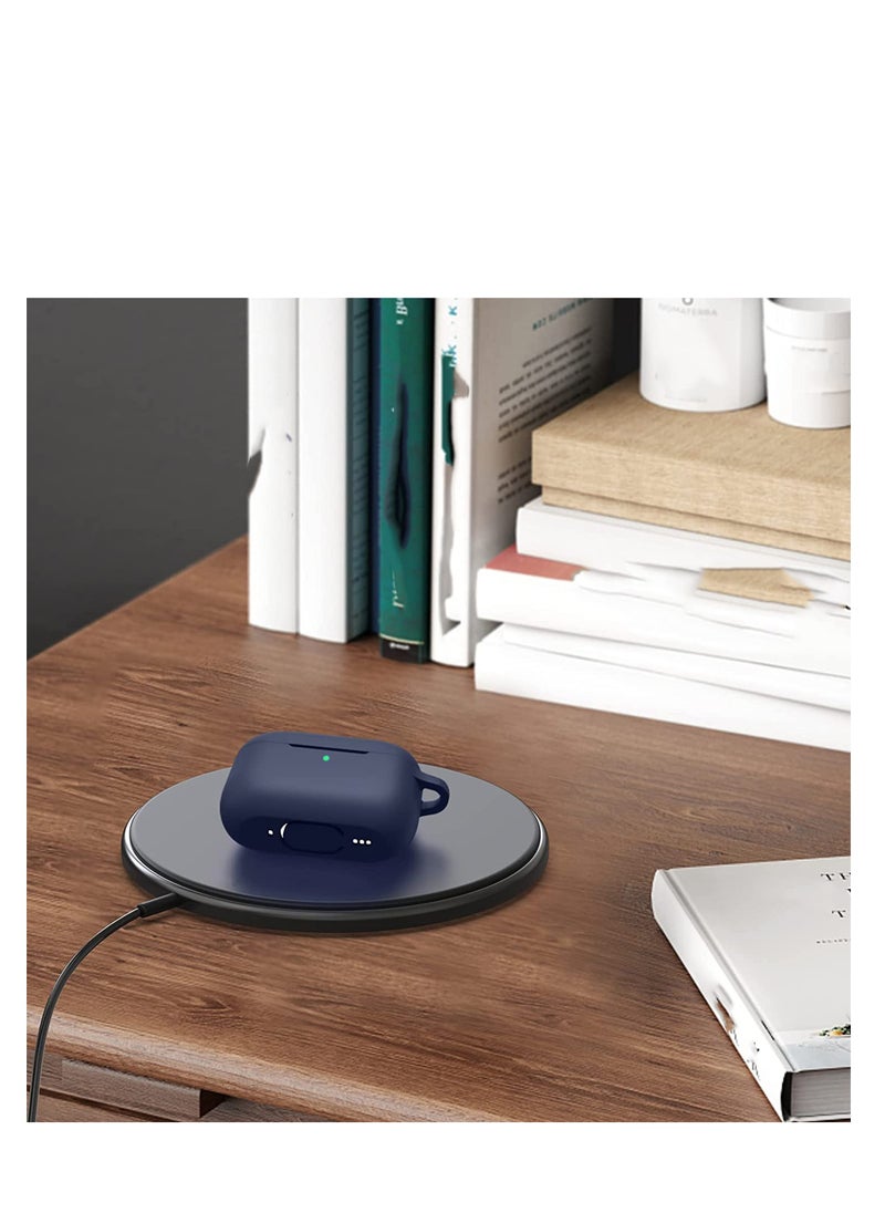 Protective Silicone Case Cover for Airpods Pro 2 2022 Generation (Navy Blue)